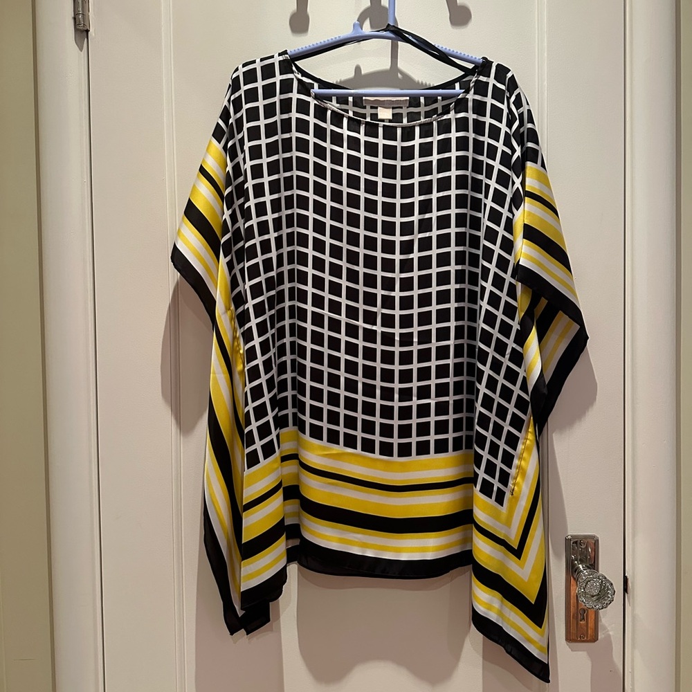 Michael Kors handkerchief style blouse.